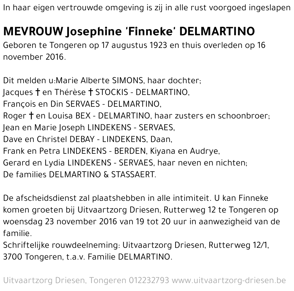 Josephine Delmartino