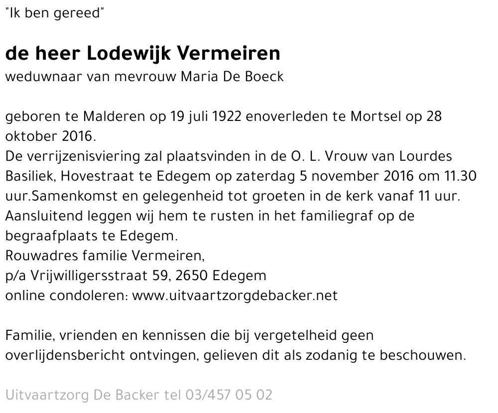Lodewijk Vermeiren