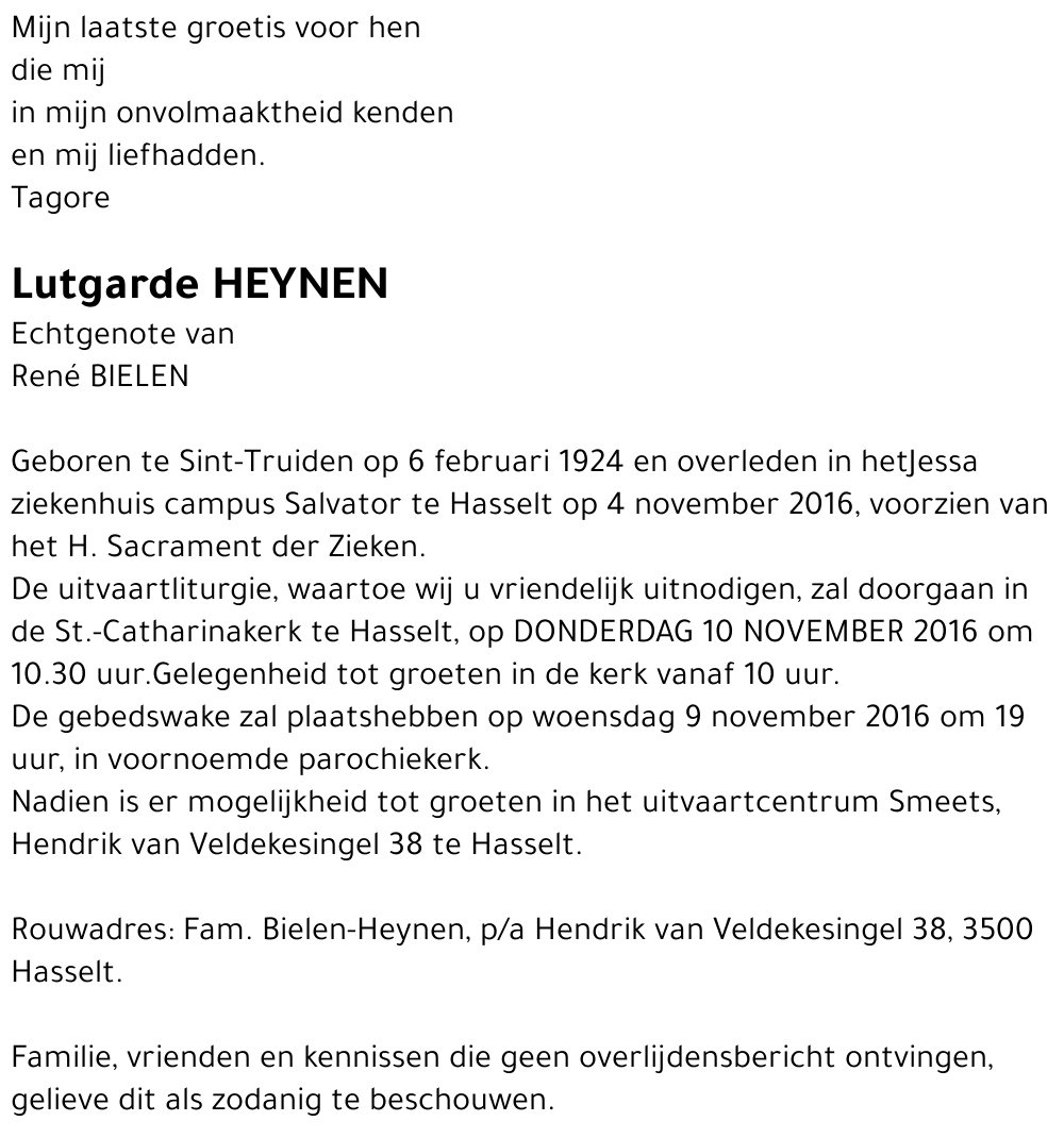 Lutgarde Heynen