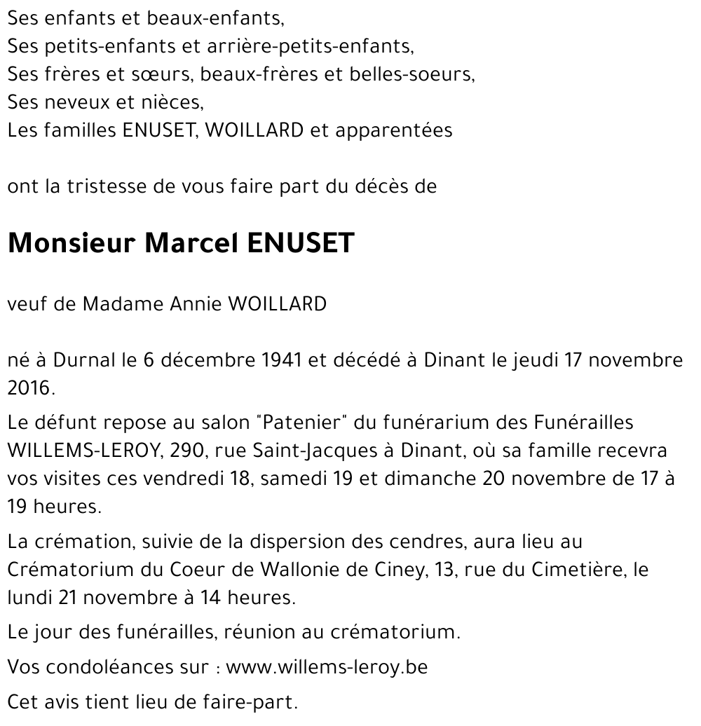 Marcel ENUSET