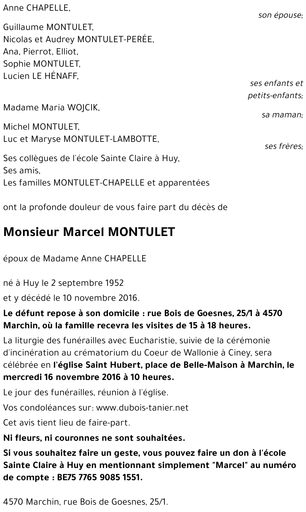 Marcel MONTULET