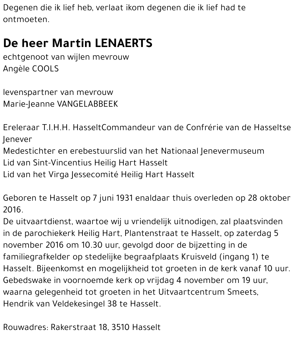 Martin Lenaerts