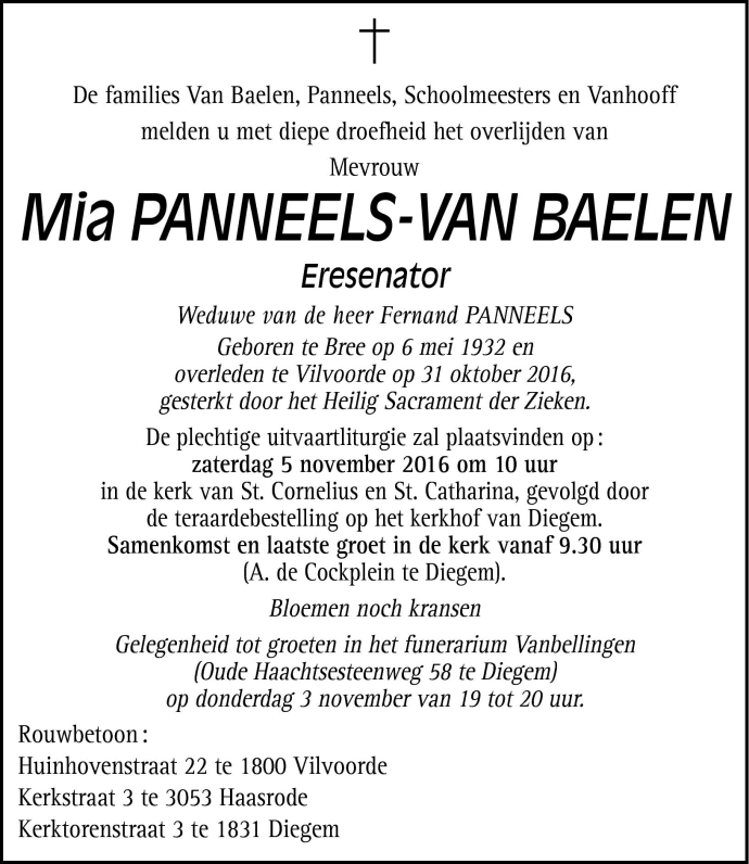 Mia Panneels-Van Baelen