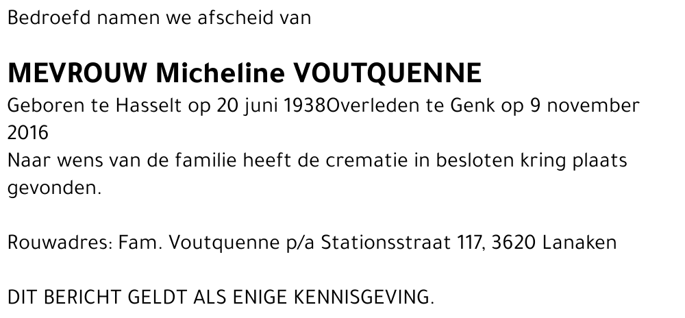 Micheline Voutquenne