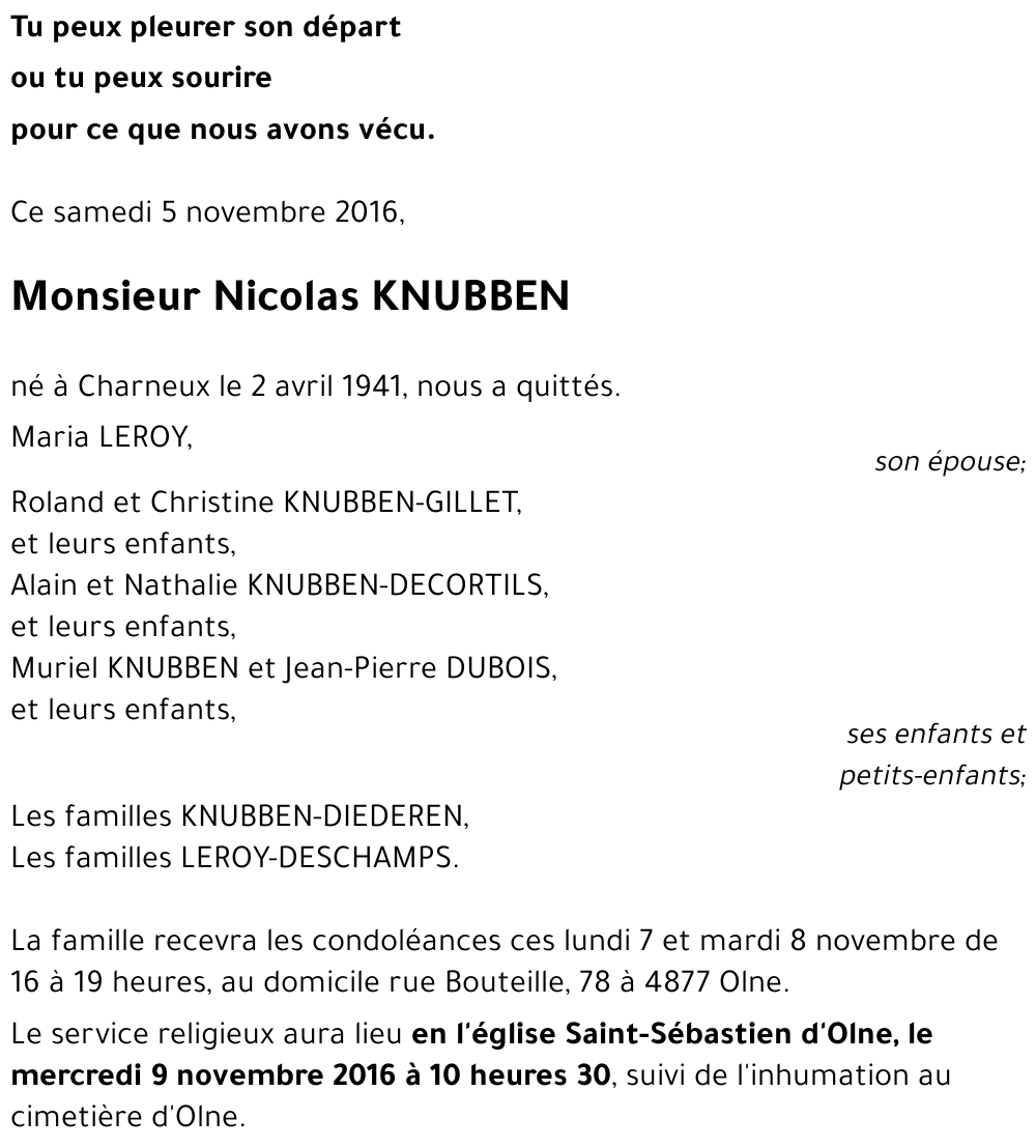 Nicolas KNUBBEN