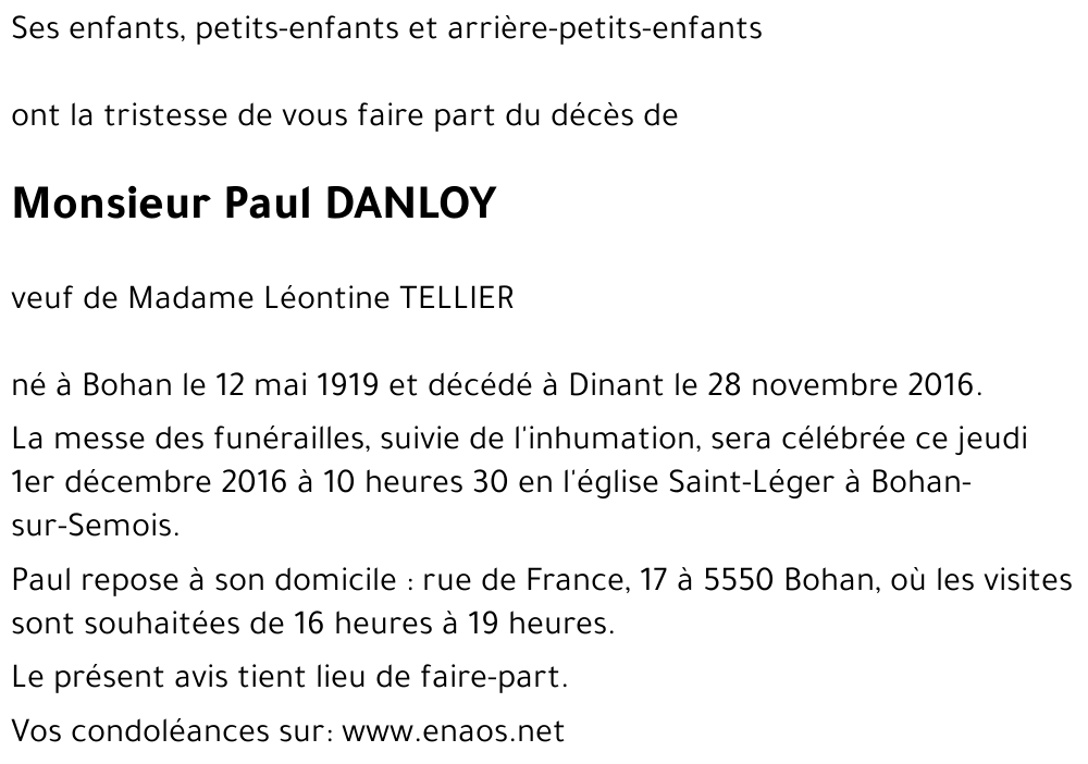 Paul DANLOY
