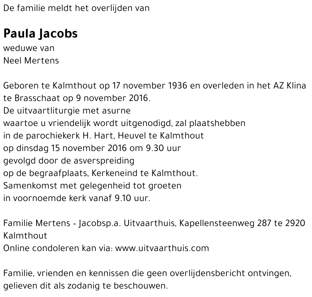 Paula Jacobs