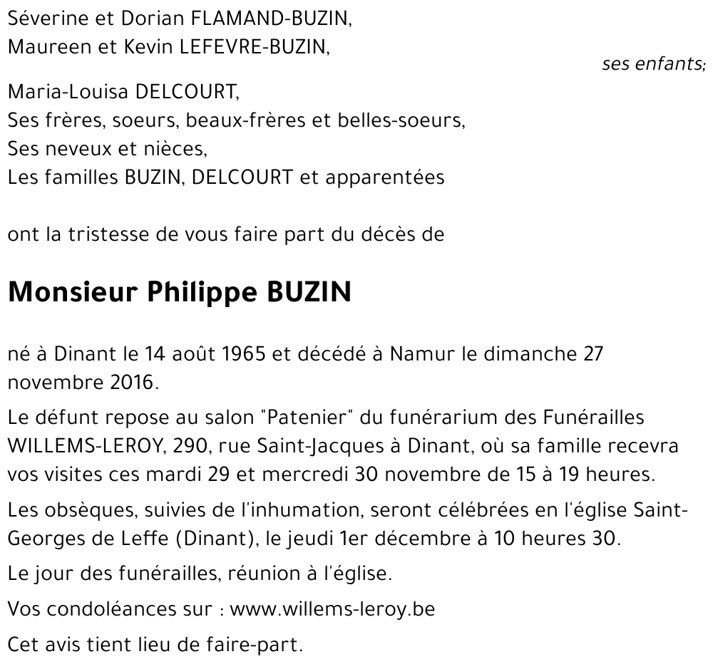 Philippe BUZIN