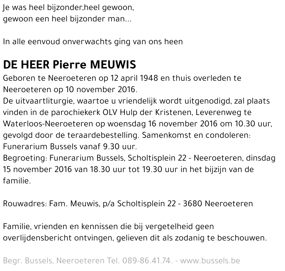 Pierre MEUWIS
