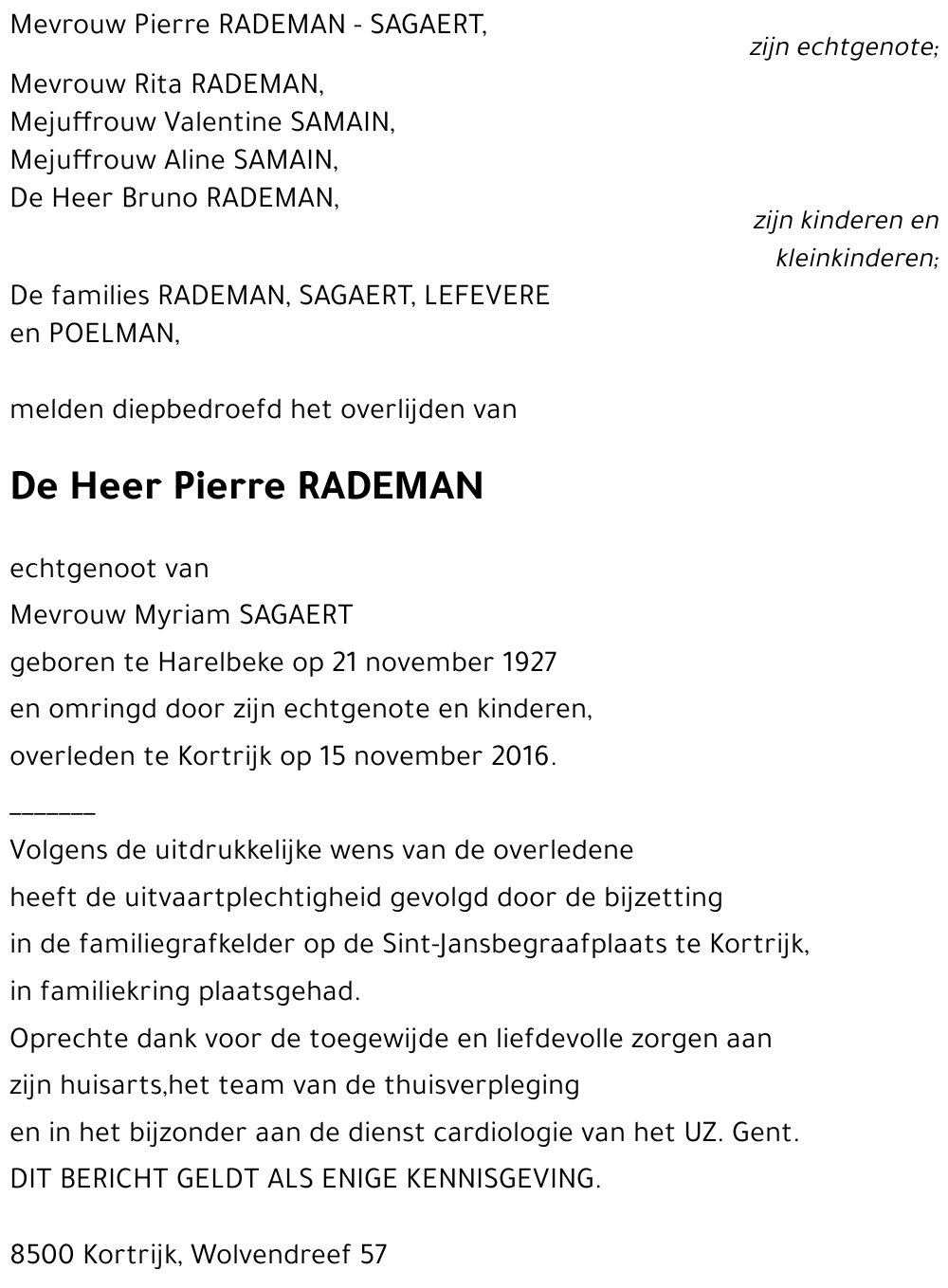 Pierre RADEMAN