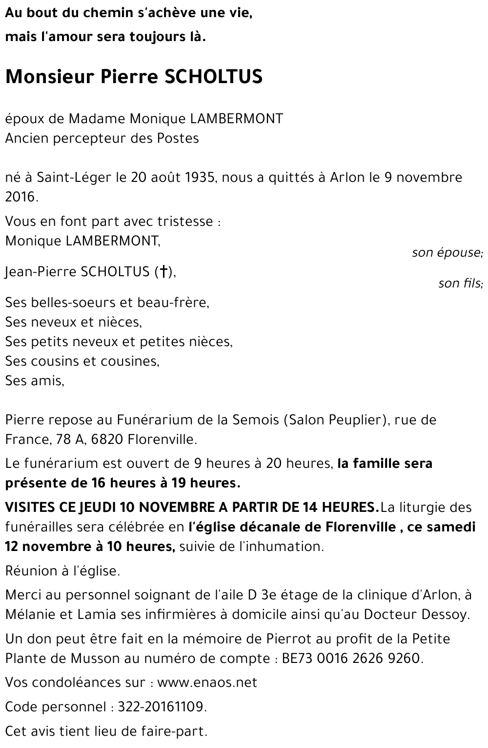 Pierre SCHOLTUS