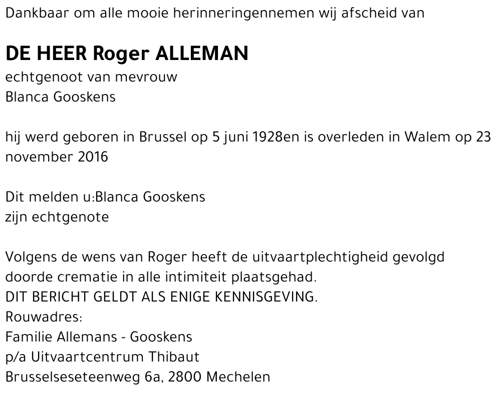 Roger Alleman