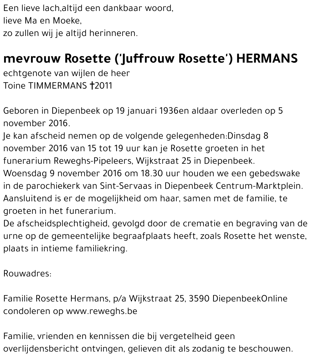Rosette Hermans