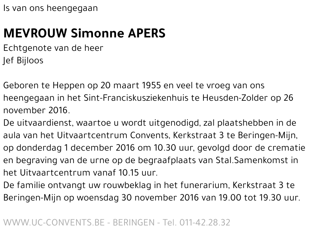Simonne Apers