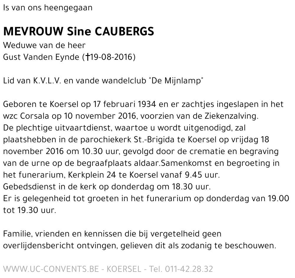 Sine Caubergs