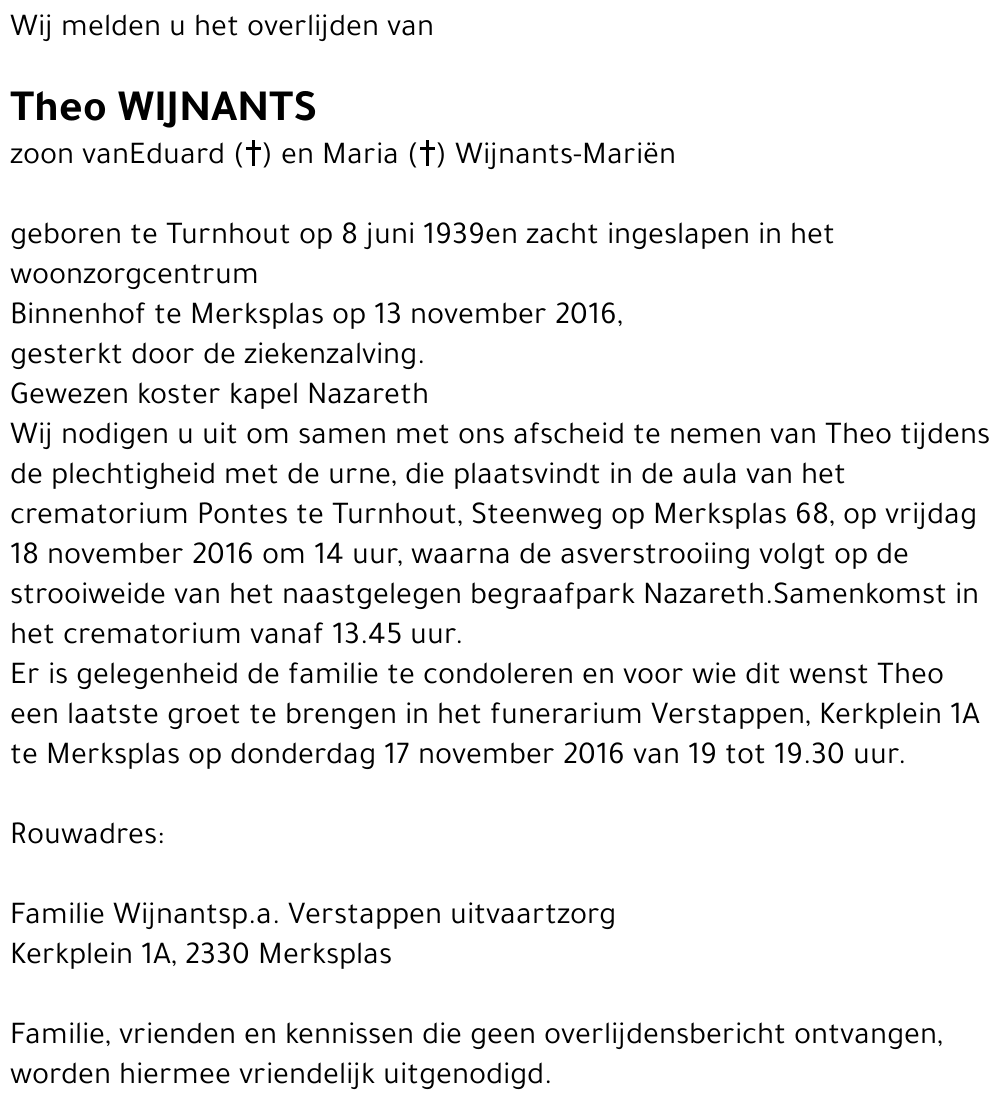 Theo Wijnants