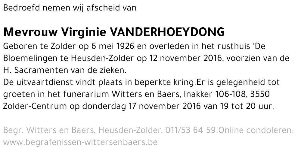 Virginie Vanderhoeydong