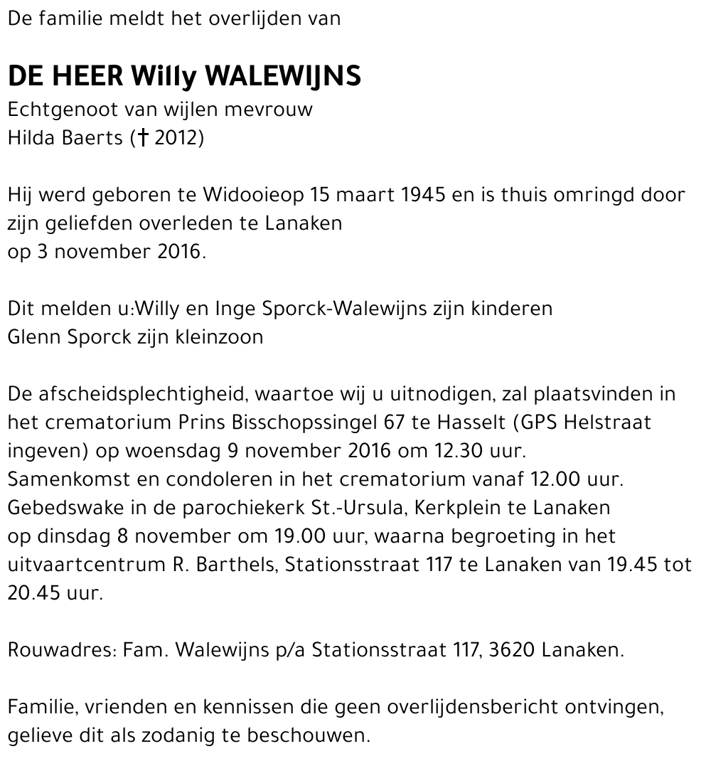 Willy Walewijns