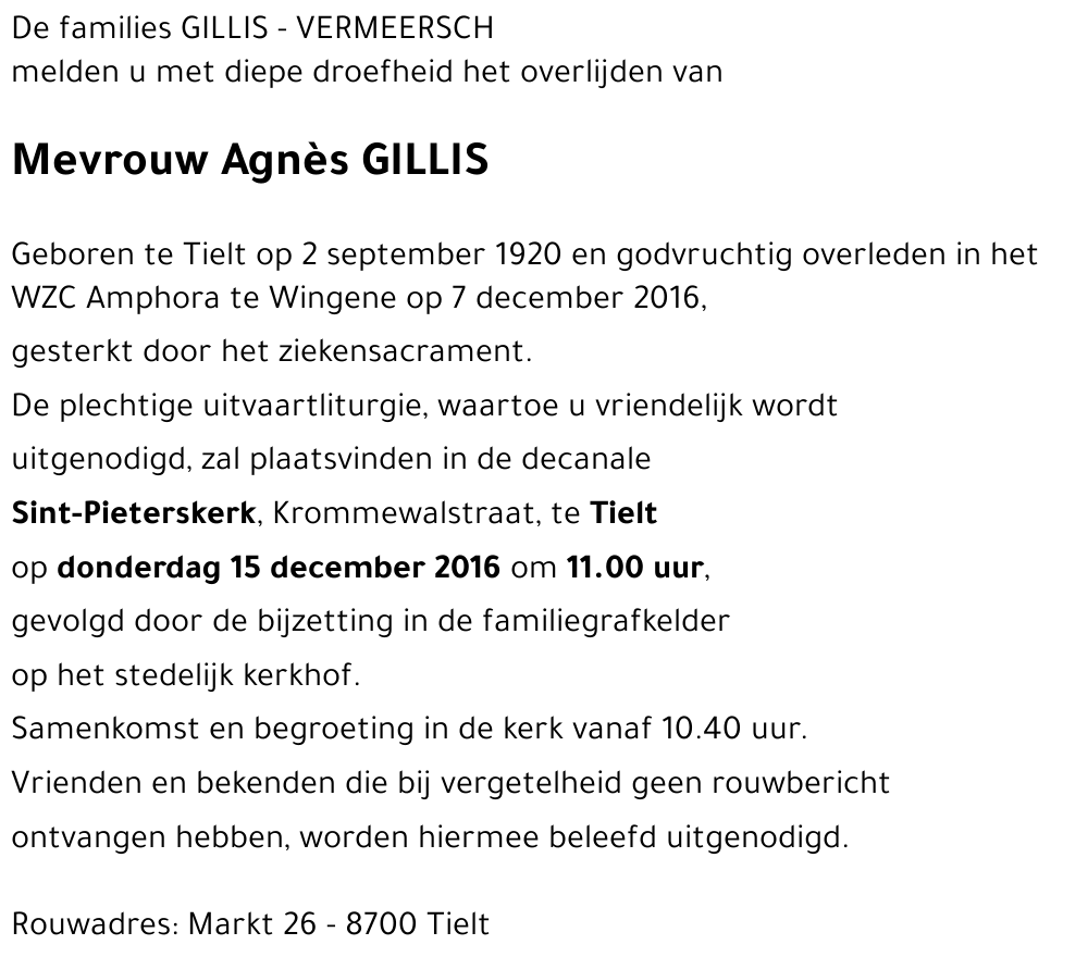 Agnès GILLIS