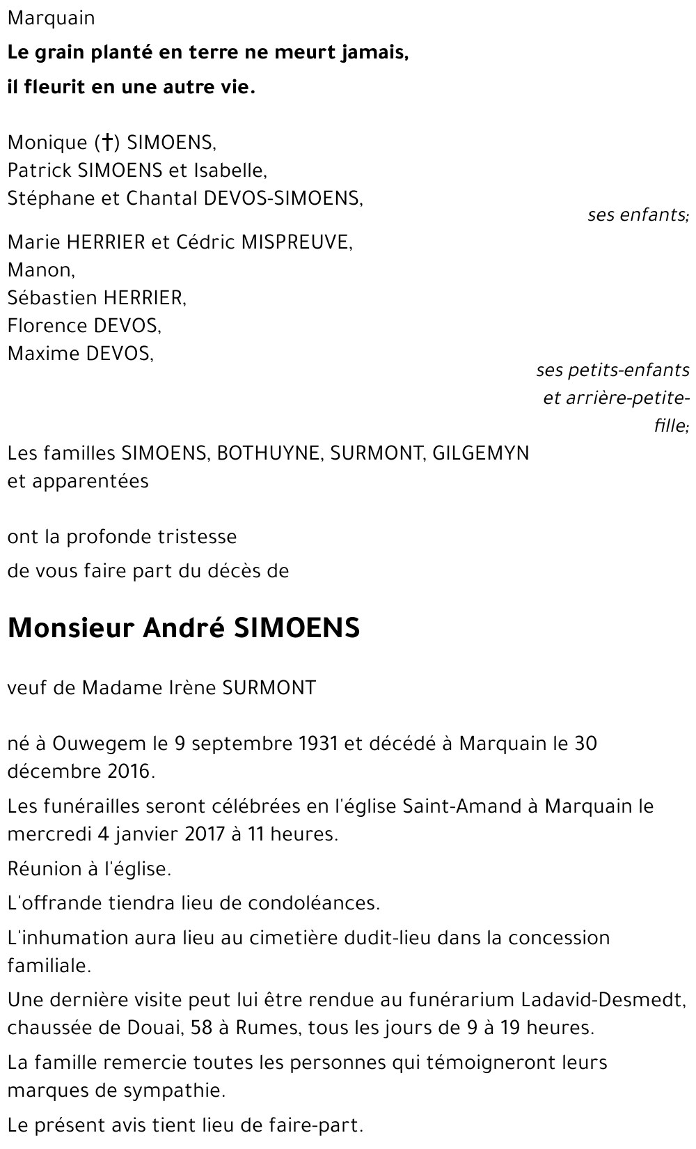 André SIMOENS