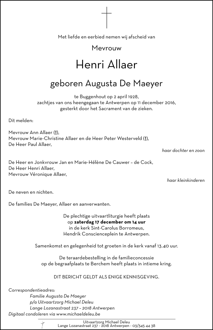 Augusta De Maeyer