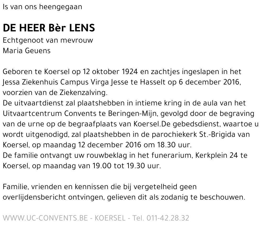 Bèr Lens
