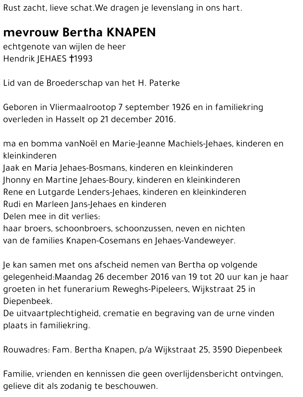 Bertha Knapen