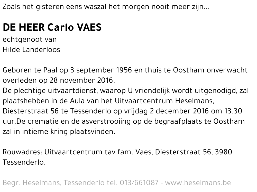 Carlo Vaes