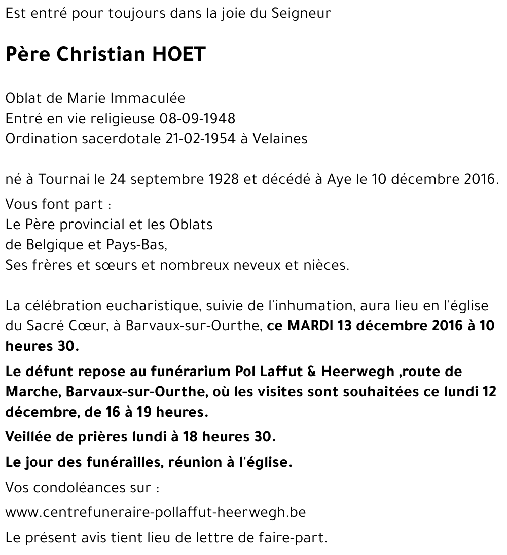 Christian HOET