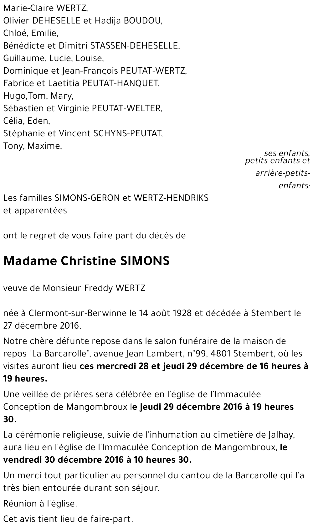 Christine SIMONS