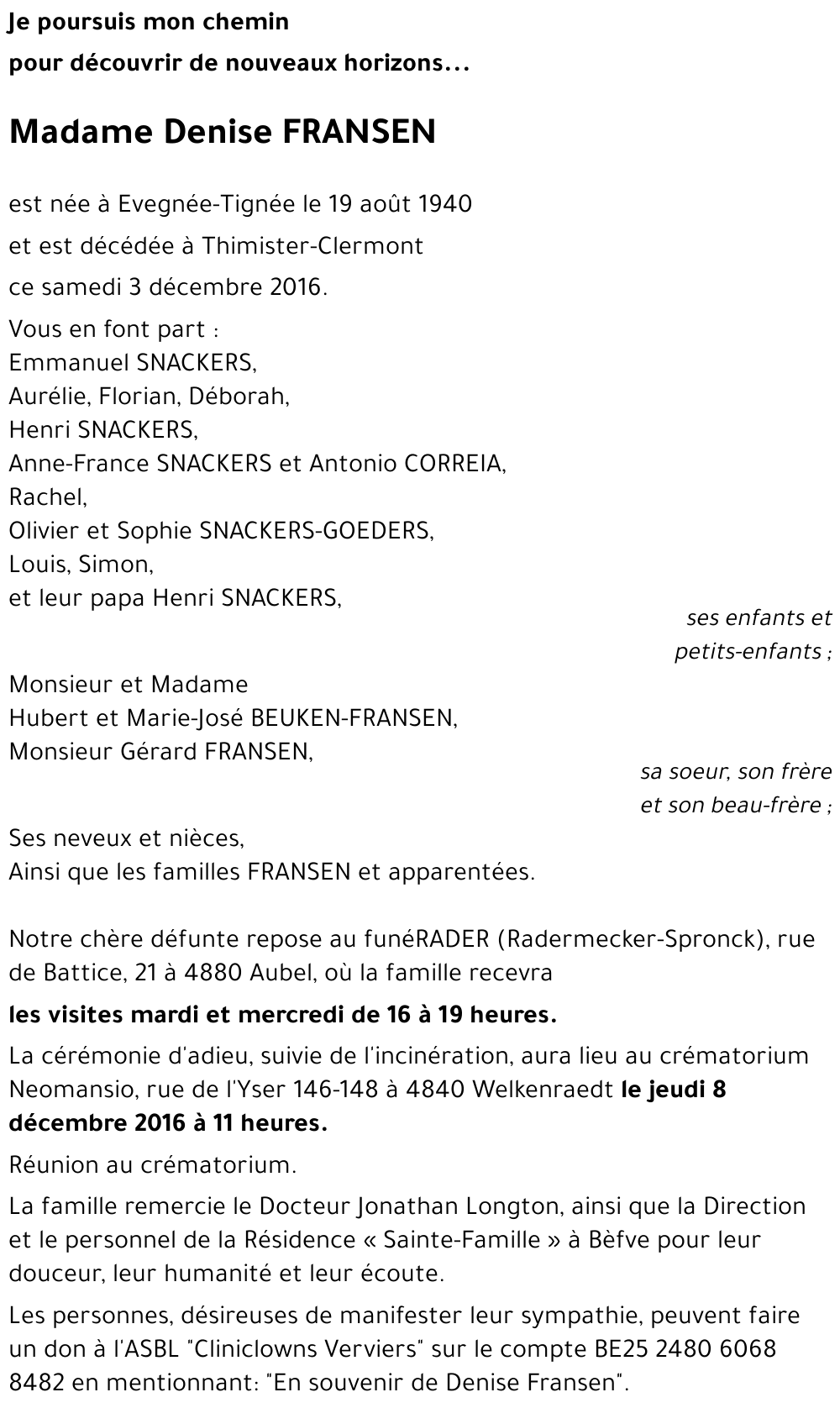 Denise FRANSEN