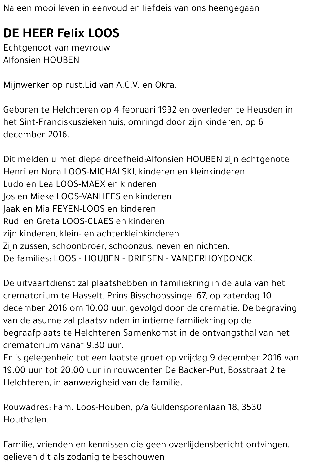 Felix LOOS