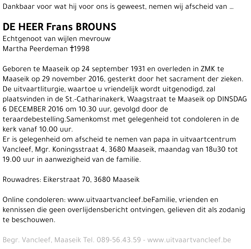 Frans Brouns