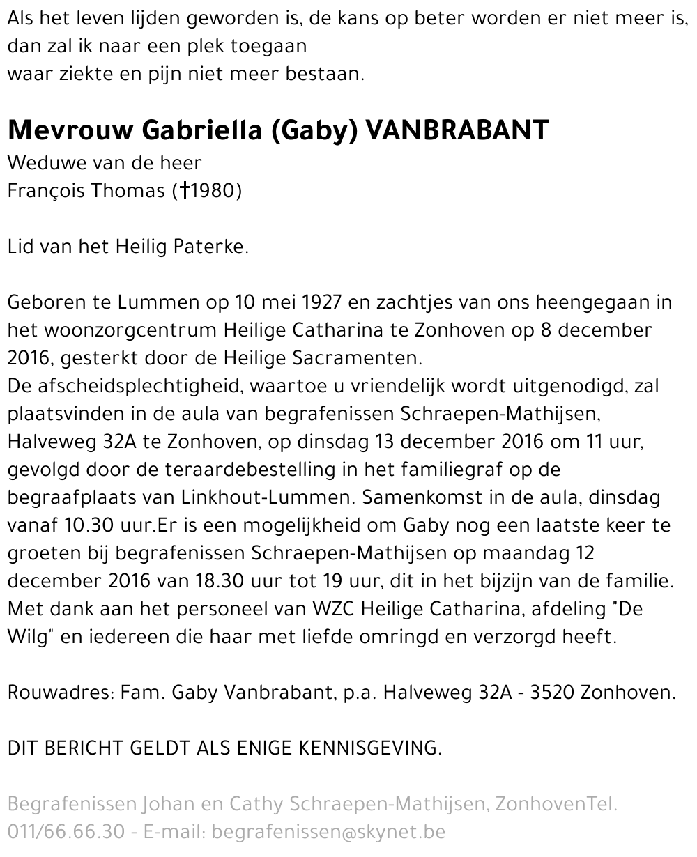 Gabriella Vanbrabant