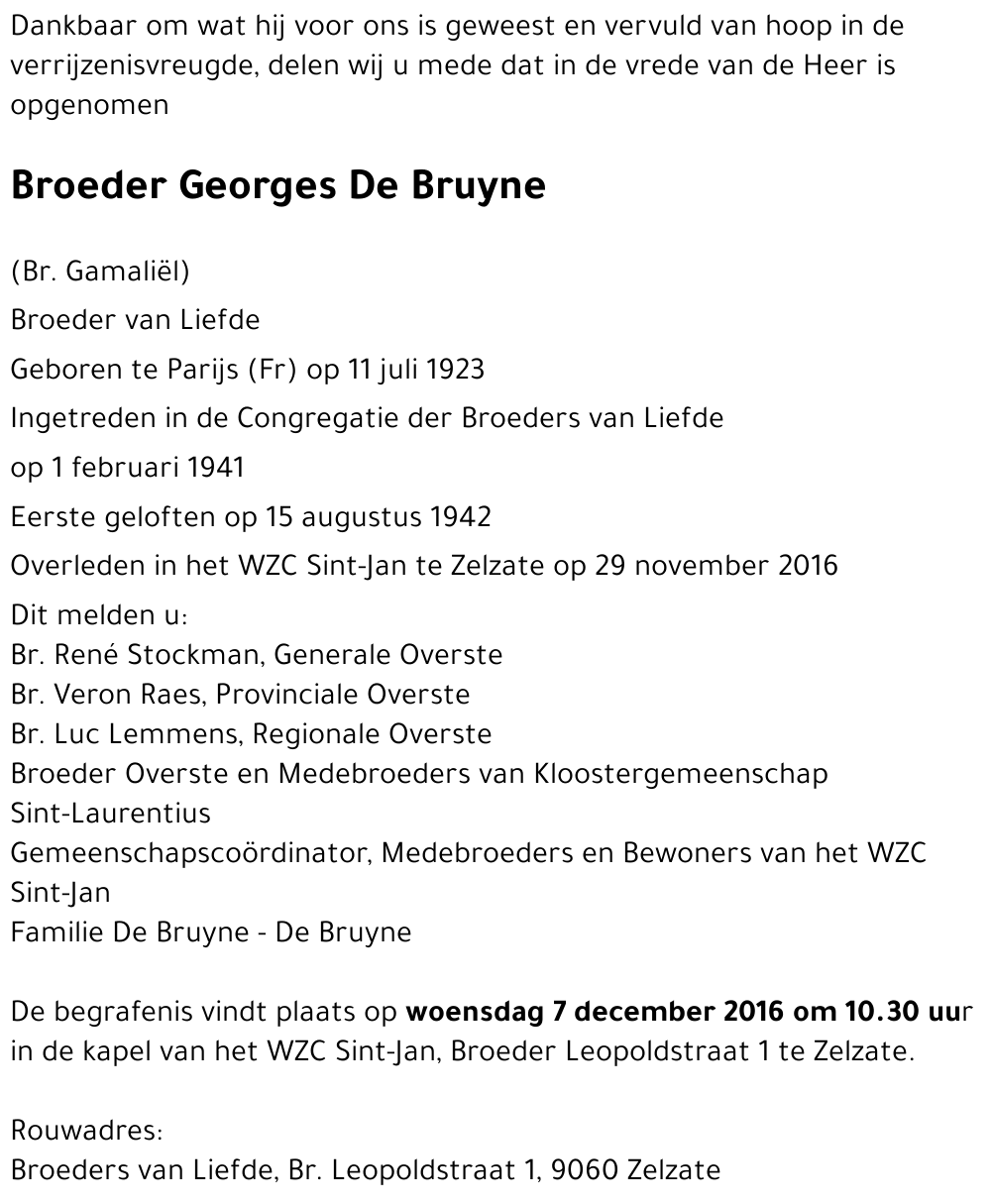 Georges De Bruyne