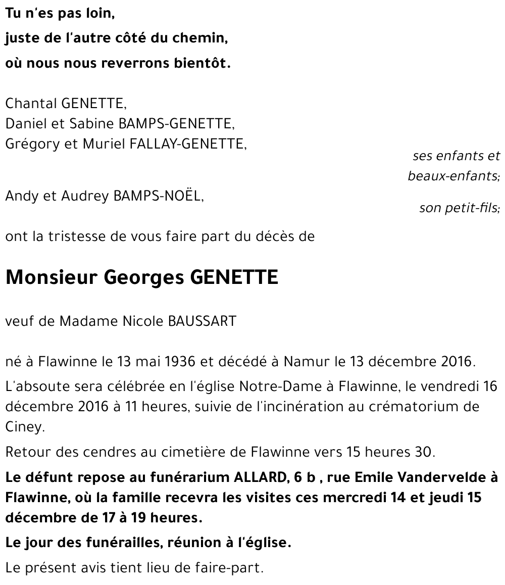 Georges GENETTE