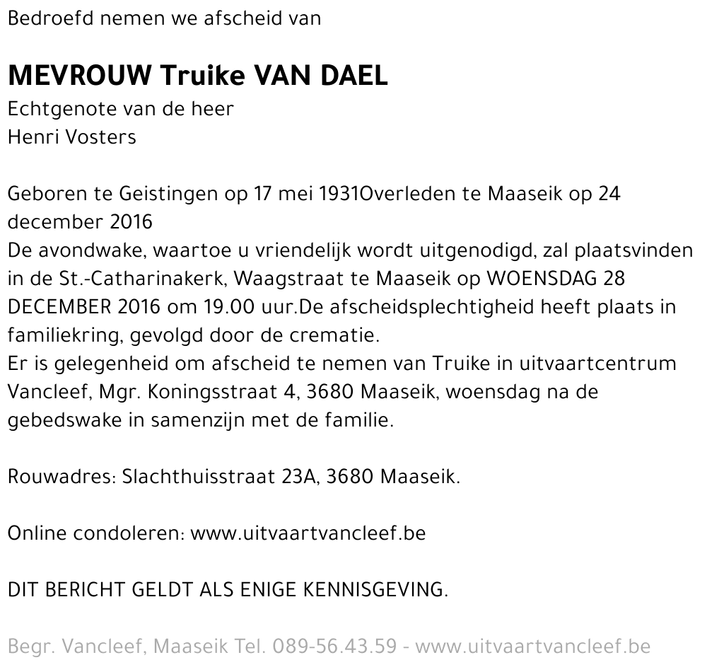 Gertrudis Van Dael