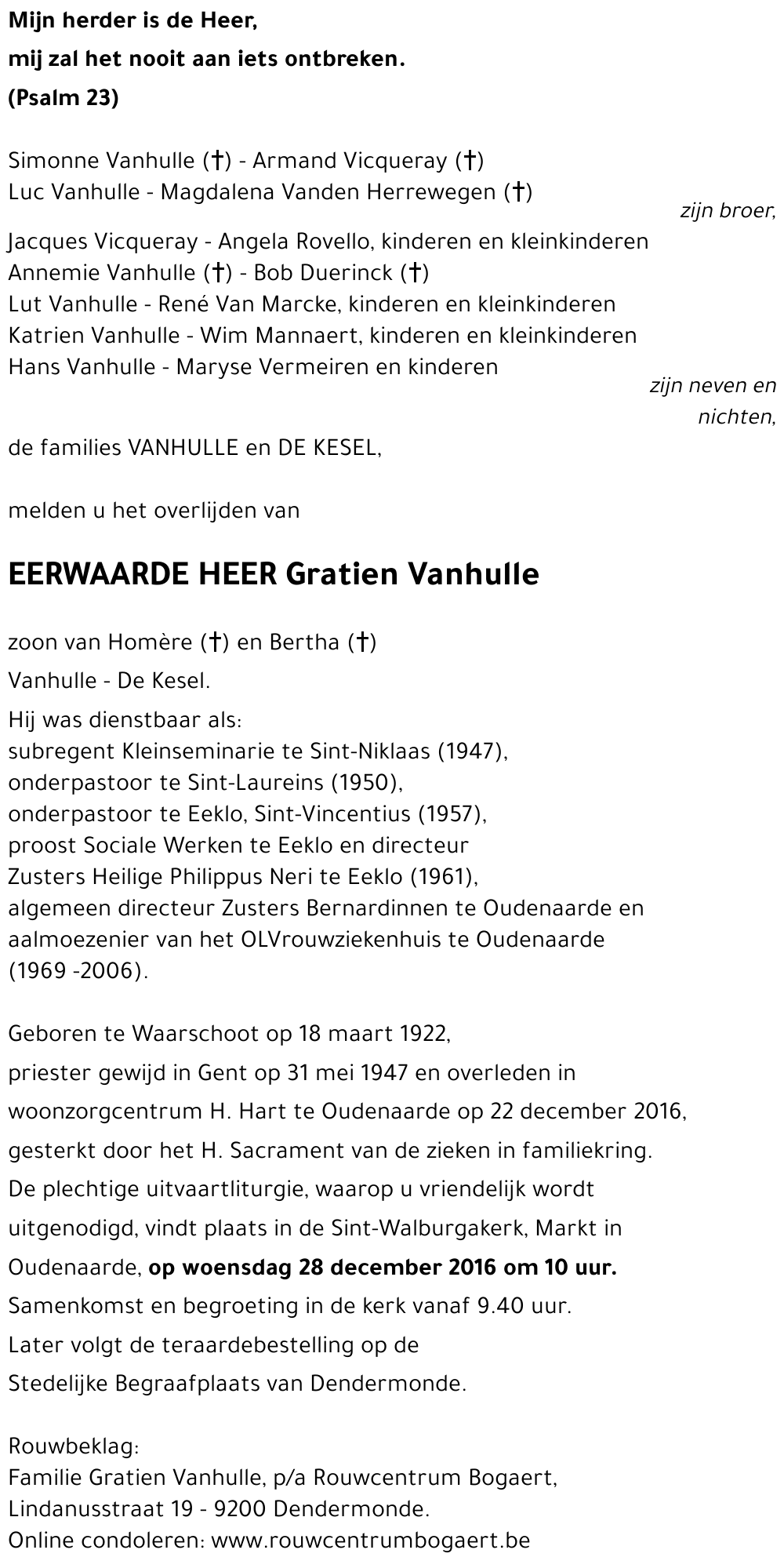 Gratien Vanhulle