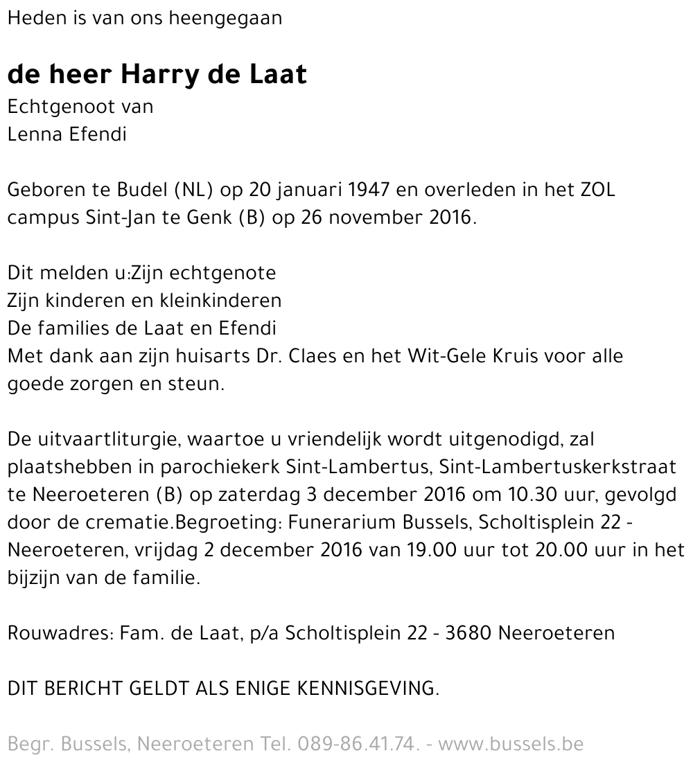 Harry de Laat