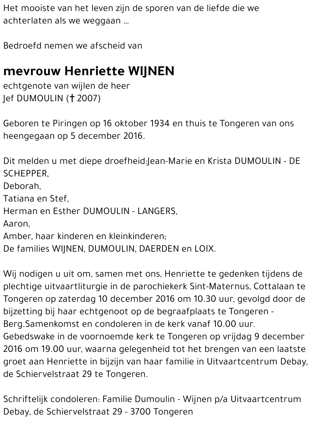 Henriette WIJNEN