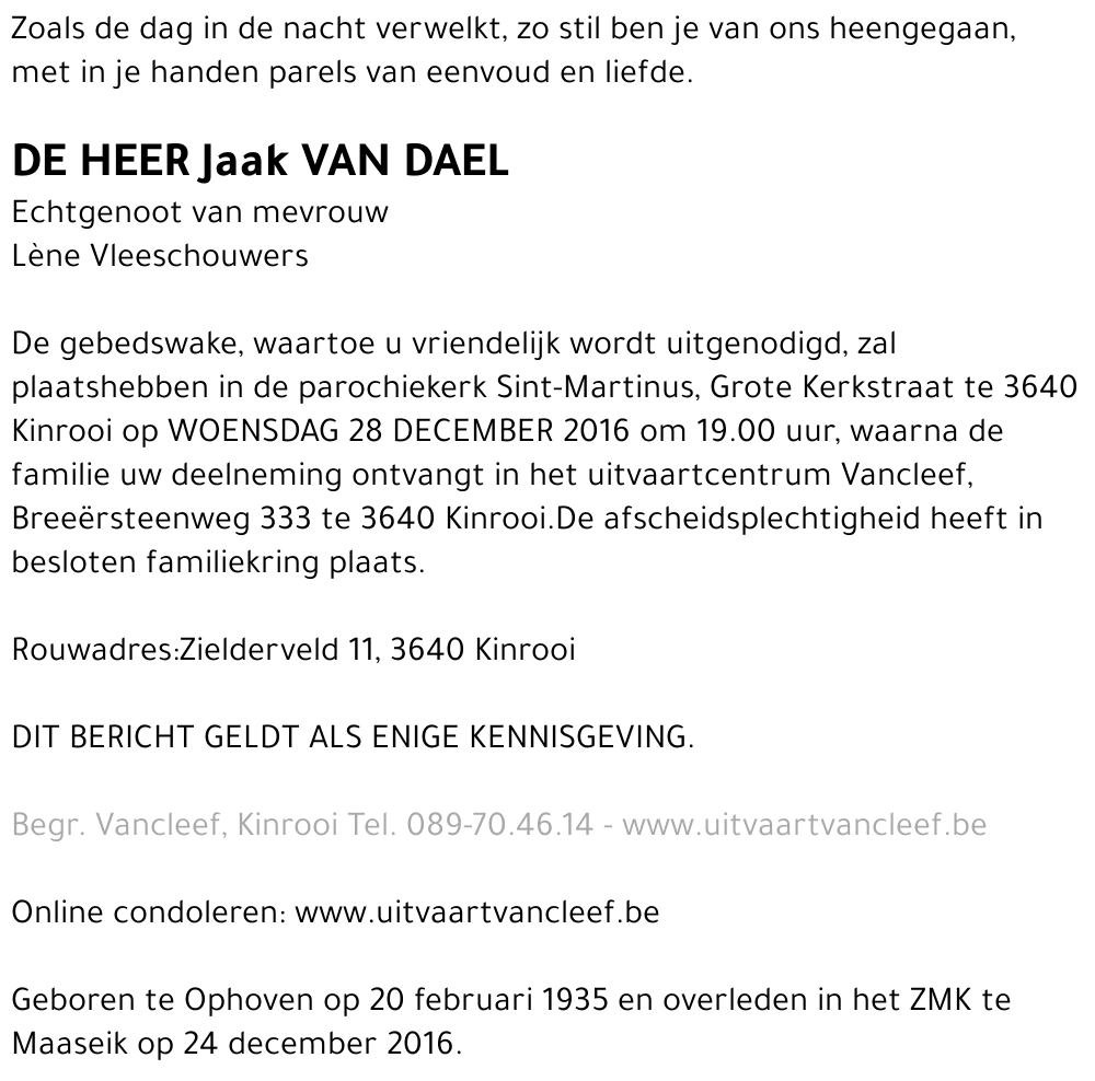 Jaak Van Dael