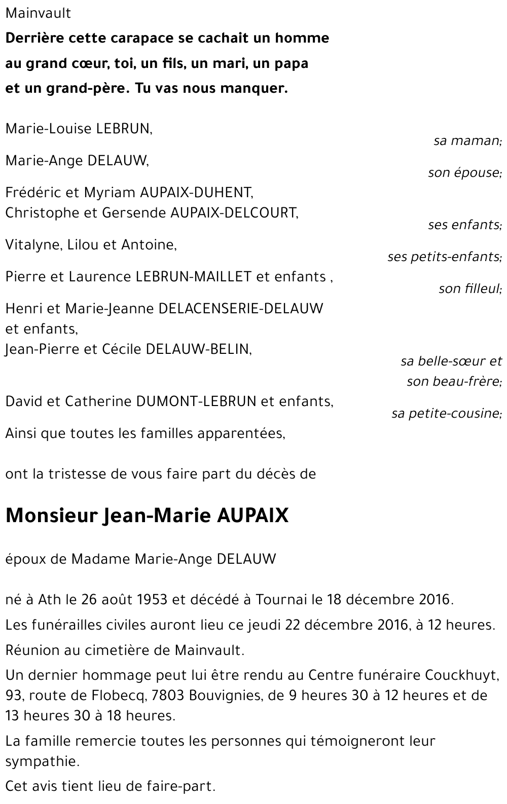 Jean-Marie AUPAIX