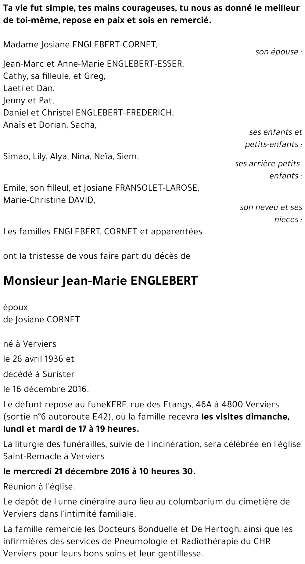 Jean-Marie ENGLEBERT