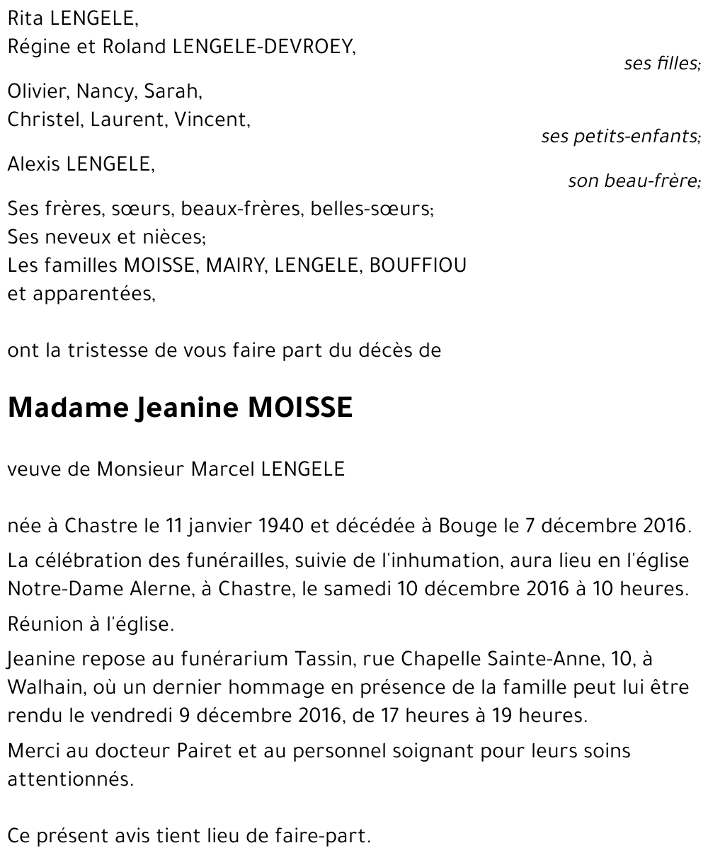 Jeanine MOISSE