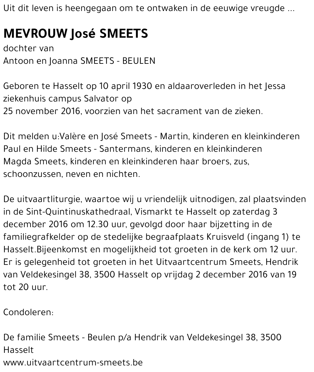 José SMEETS
