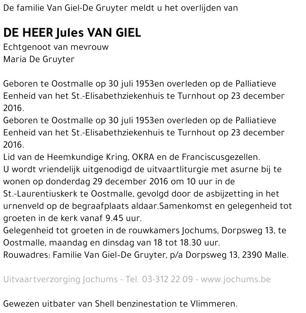 Jules Van Giel