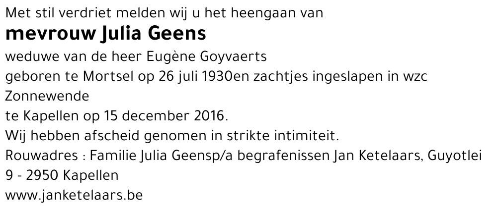 Julia Geens