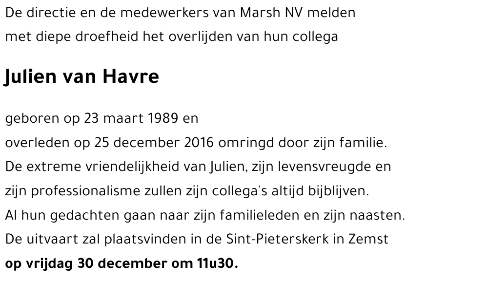 Julien van Havre