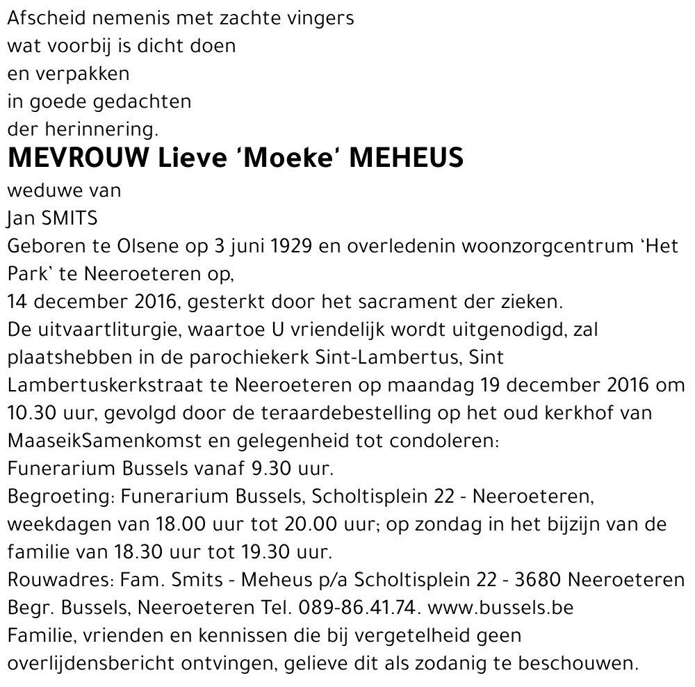 Lieve Meheus