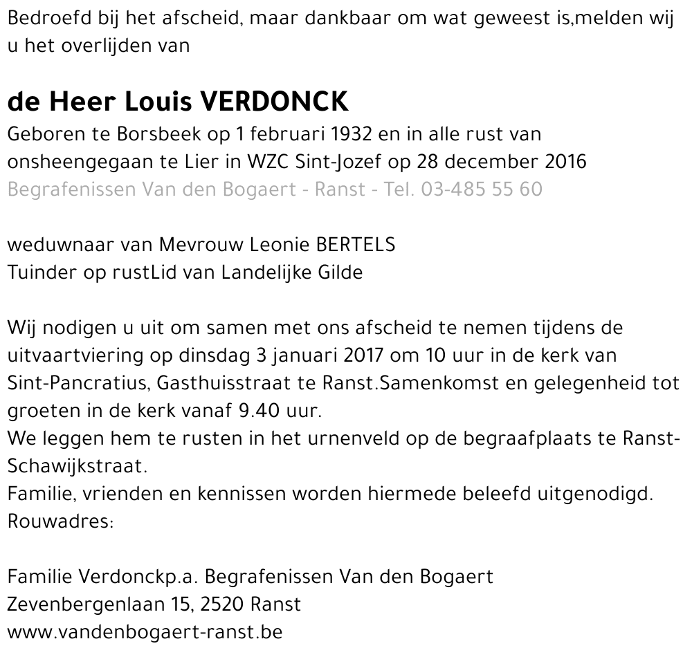 Louis Verdonck